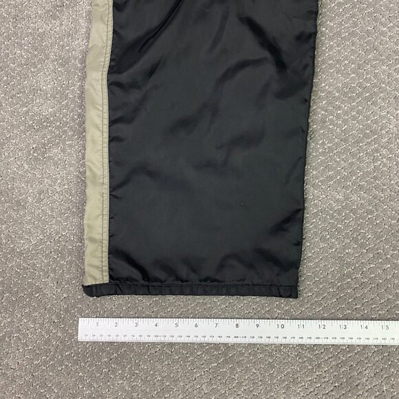 Vintage 90s Y2K Nike Cargo Track Pants Men's Large Black Nylon Baggy Wide Leg - Picture 14 of 16